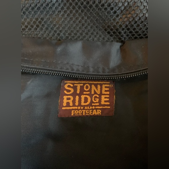 Vintage 90s Stone Ridge Medium Size Backpack w/ Adjustable Straps Black - Picture 4 of 16